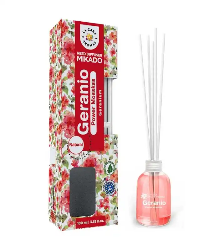 La Casa de los Aromas - Ambientador mikado 100ml - Geranio Power Mosskss - La Casa de los Aromas - Comparador de precios