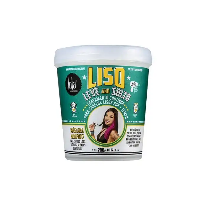 Mascarilla Capilar Antifrizz Liso, Leve e Solto 230 gr - lola - Comparador de precios