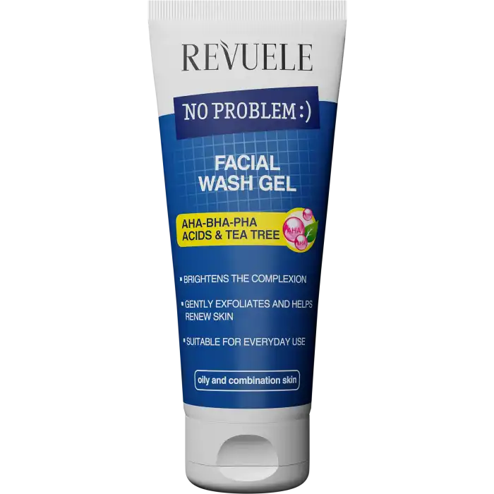 No Problem Gel Limpieza Facial con AHA-BHA-PHA y Árbol del Té 200 ml - Revuele - Comparador de precios