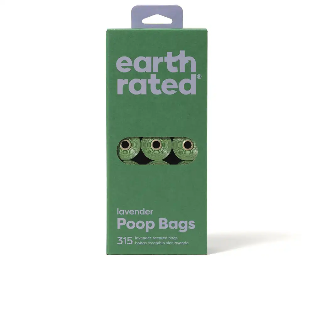 Rollos Bolsa mascota recambio #lavanda 21 x 15 u - Earth Rated - Comparador de precios