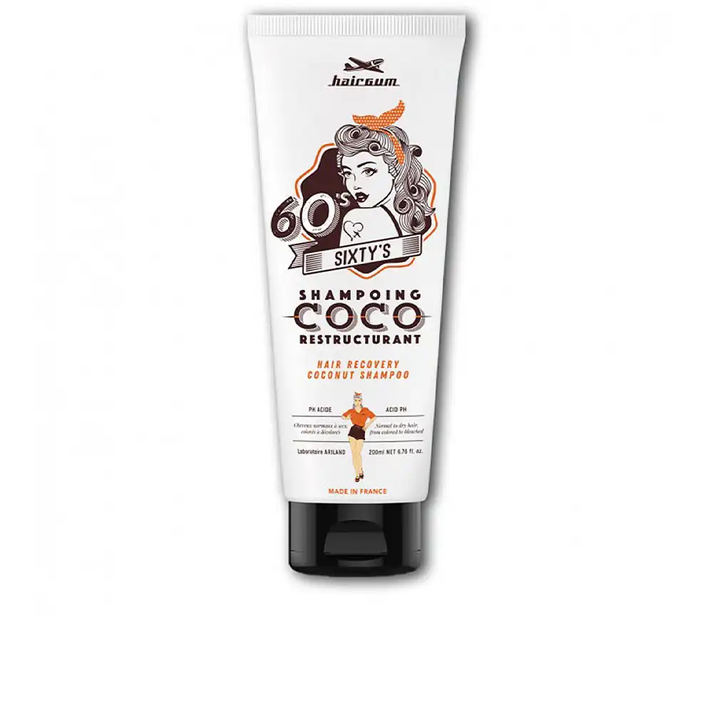 SIXTY’S recovery coconut shampoo 200 ml - Hairgum - Comparador de precios