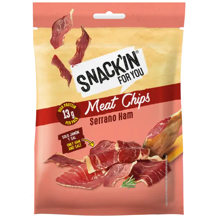 Snack de Jamón Serrano Crujiente 20 gr - Snack'in For You - Comparador de precios