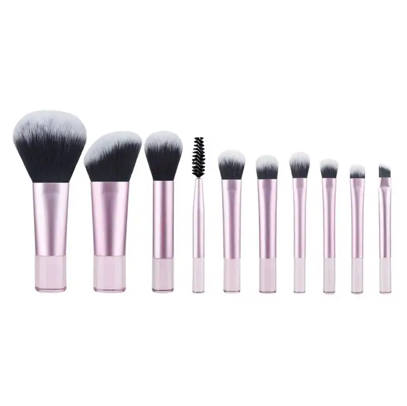 Technique Pro - Set De Viaje Con Brocha Pequeña Y Luminosa Sets de brochas 10 pieces Rosa - Technique Pro - Comparador de precios