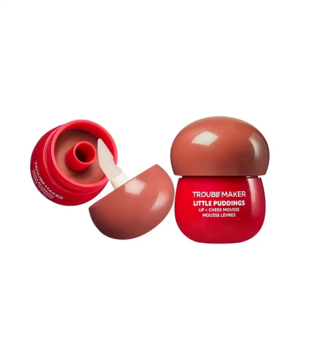 Trouble Maker - Mousse para labios y mejillas Little Pudding - Mochi Nude Brown - Trouble Maker - Comparador de precios