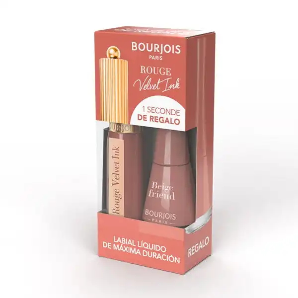 Velvet Ink Con Regalo Esmalte 1 Seconde 13 + 04 - Bourjois - Comparador de precios