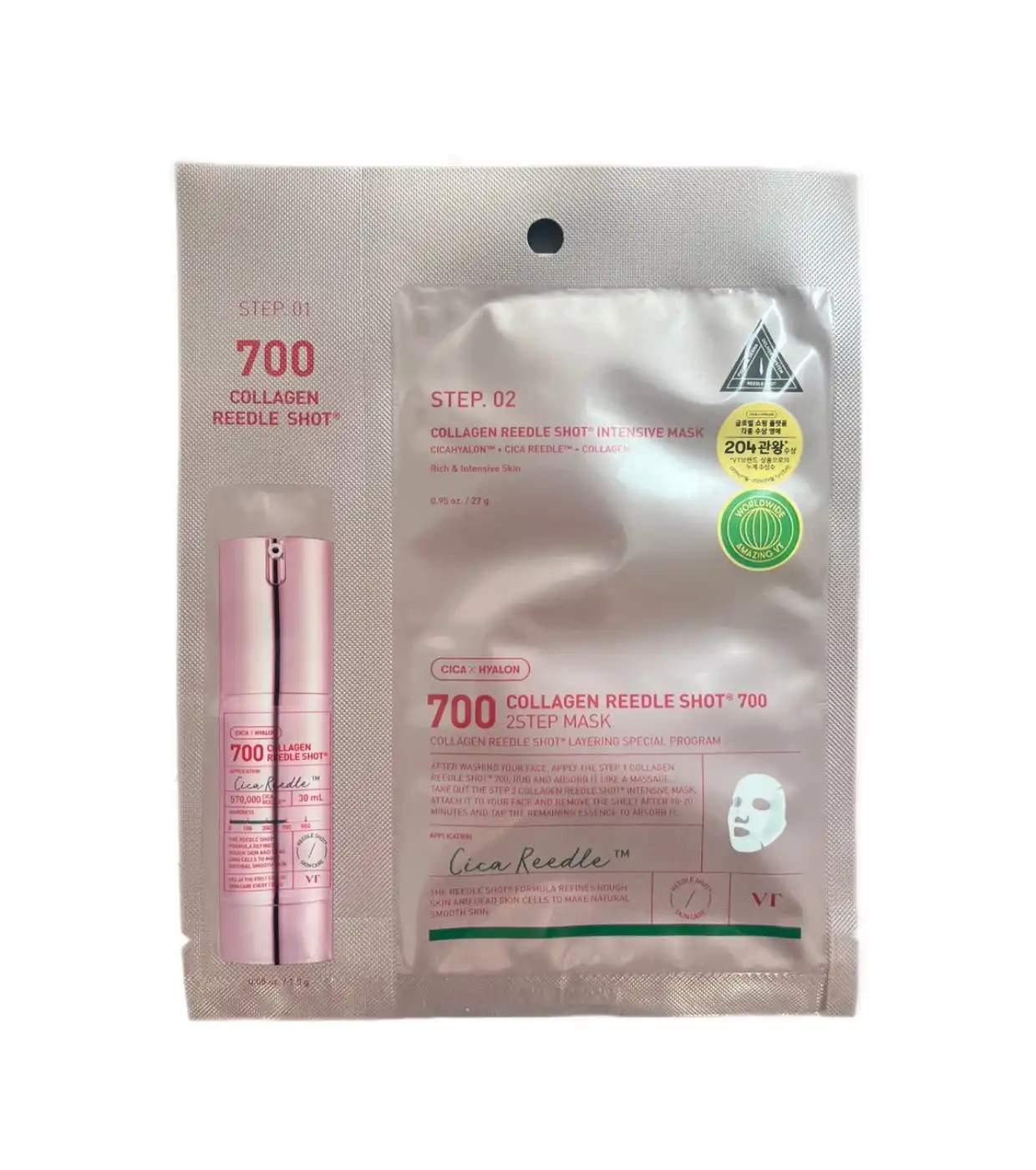 VT Cosmetics - Mascarilla 2-Step Collagen Reedle Shot 700 - VT Cosmetics - Comparador de precios