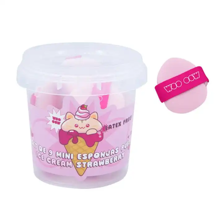 ¡34% DTO! Set 9 Mini Esponjas Puff Ice Cream - Woo oow - Comparador de precios