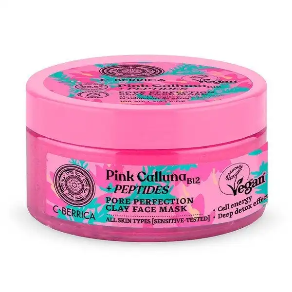 C-Berrica Pink Calluna Pore Perfection Clay Face Mask - Oblepikha - Comparador de precios