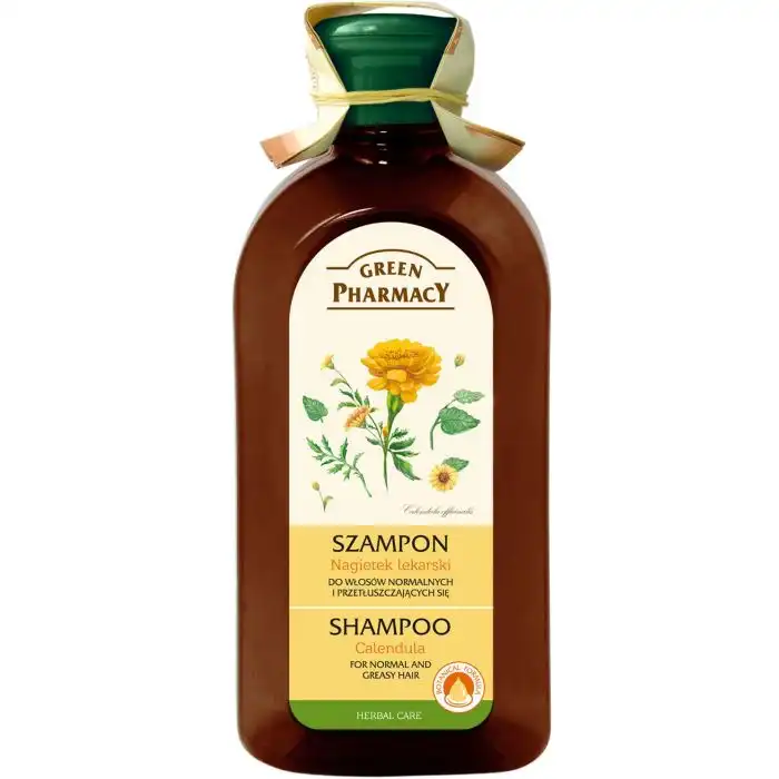 Champú Caléndula para Cabello Normal y Graso 350 ml - Green Pharmacy - Comparador de precios