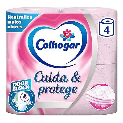 COLHOGAR Cuida y Protege 1 und 8 + 4 Rollos Papel Higiénico - COLHOGAR - Comparador de precios
