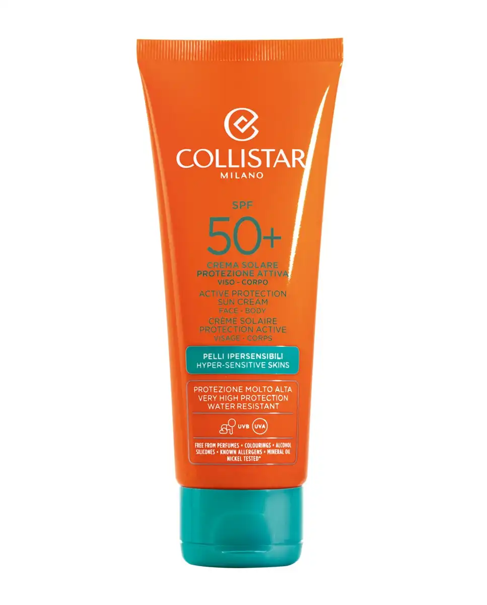 Collistar - Crema Solar Proteccion Activa Cara Spf 50+, 100 Ml - Collistar - Comparador de precios