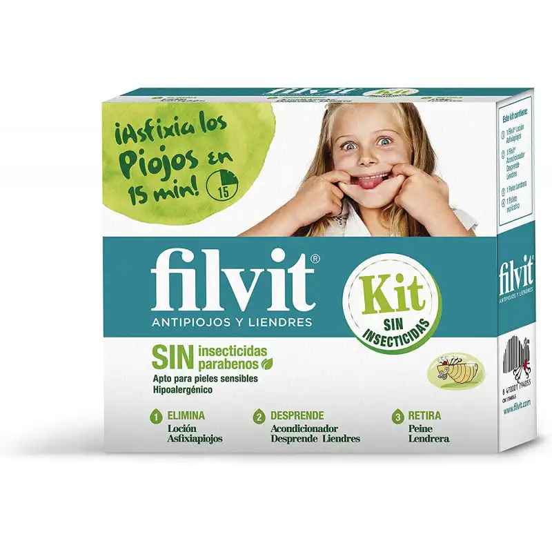 Filvit kit antipiojos y liendres sin insecticidas - FILVIT - Comparador de precios