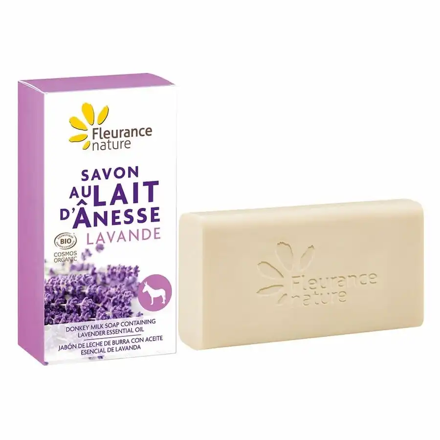 Fleurance Nature Jabón De Leche De Burra Con Aceite Esencial De Lavanda 100 GR 100.0 g - Fleurance Nature - Comparador de precios