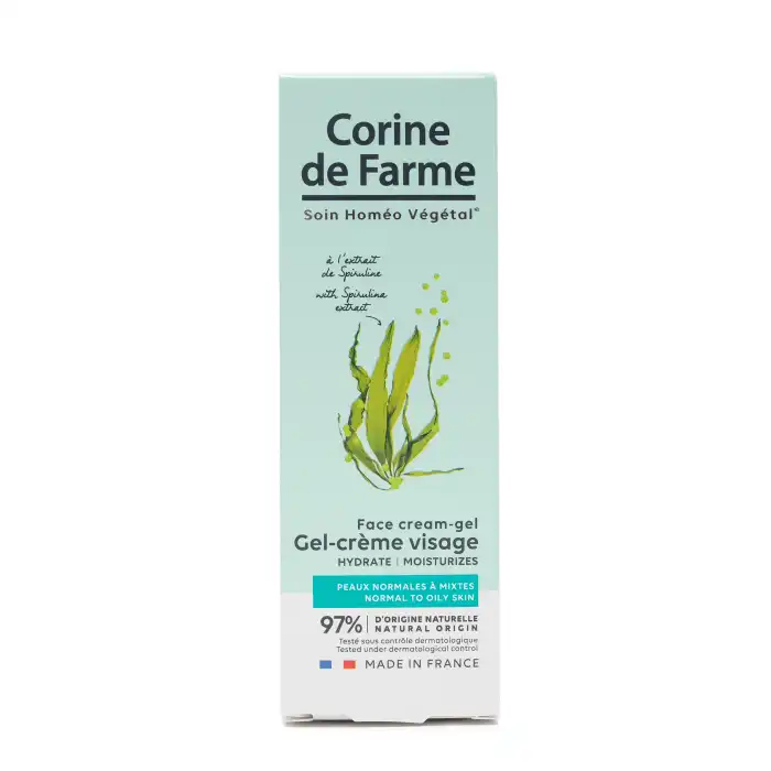 Gel Facial con extracto de Espirulina 50 ml - CORINE DE FARME - Comparador de precios