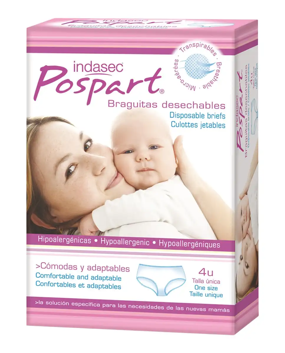 Indasec - Braguitas Desechables Talla única Postpart - Indasec - Comparador de precios
