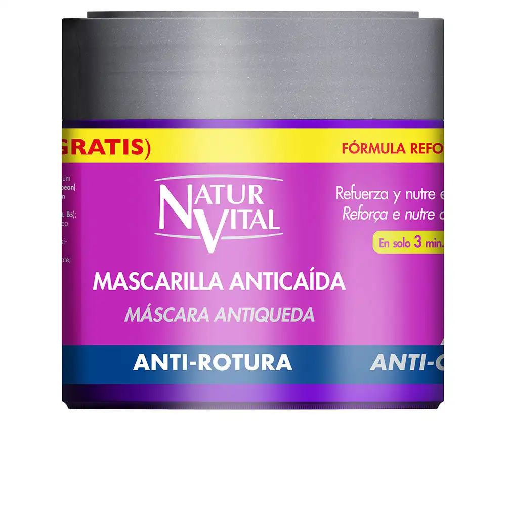 Mascarilla Anticaída tratamiento capilar antirotura 500 ml - Naturvital - Comparador de precios