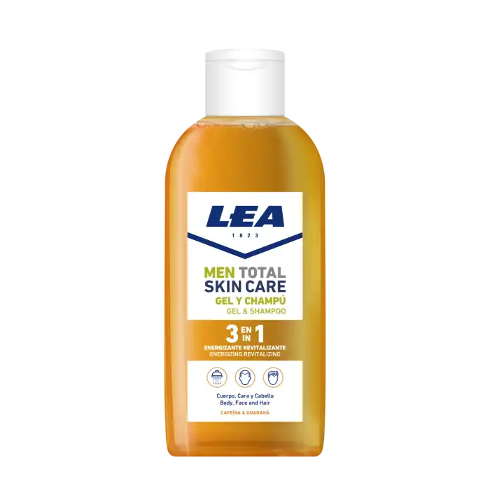 Men Total Skin Care Gel Champú 3 en 1 100 ml - LEA - Comparador de precios