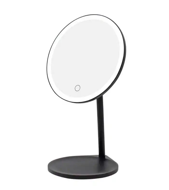 MQBeauty - Espejo de tocador negro recargable con Iluminación LED Regulable - MQBeauty - Comparador de precios