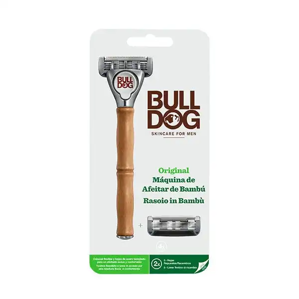 Original Máquina De Afeitar De Bambú - BULL DOG - Comparador de precios