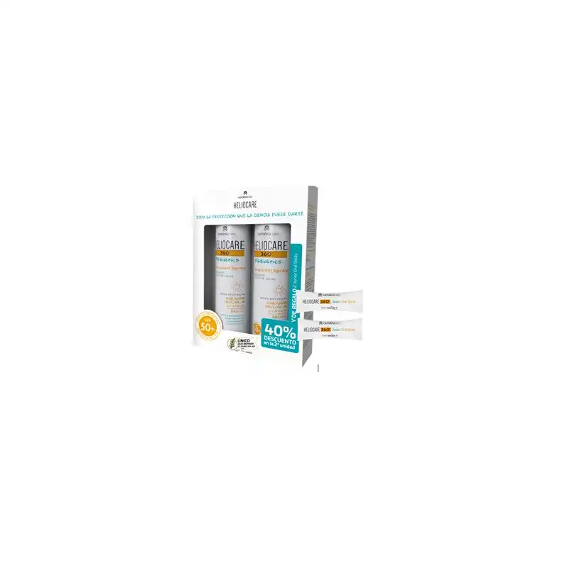 Pack Heliocare 360º Pediatrics Spray 250ml X 2 40% Descuento En La 2ª Unidad - Cantabria Labs - Comparador de precios