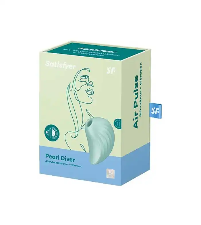 Satisfyer - Estimulador de clítoris Pearl Diver - Menta - SATISFYER - Comparador de precios