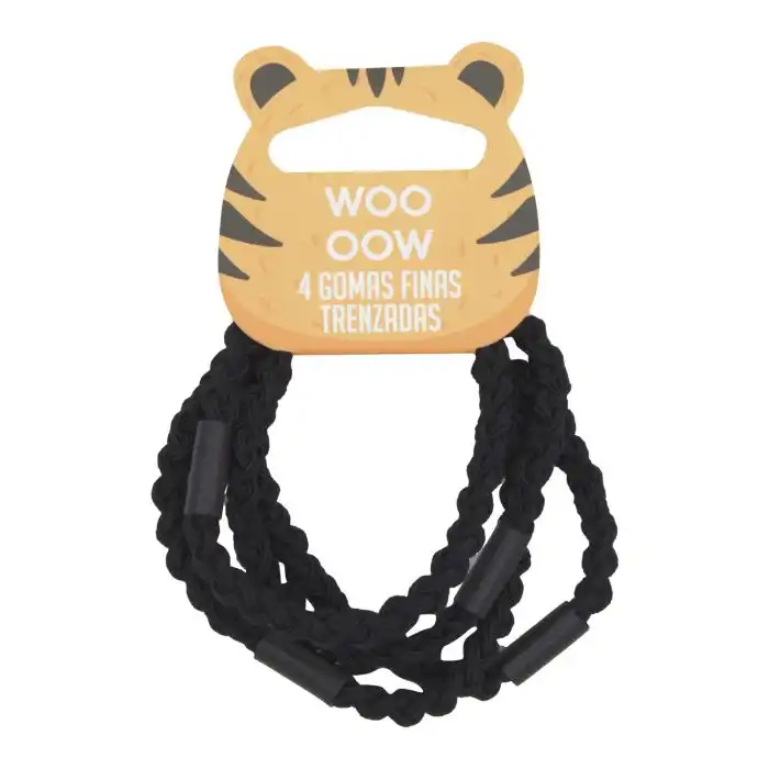 Set 4 Gomas Finas Trenzadas - Woo oow - Comparador de precios