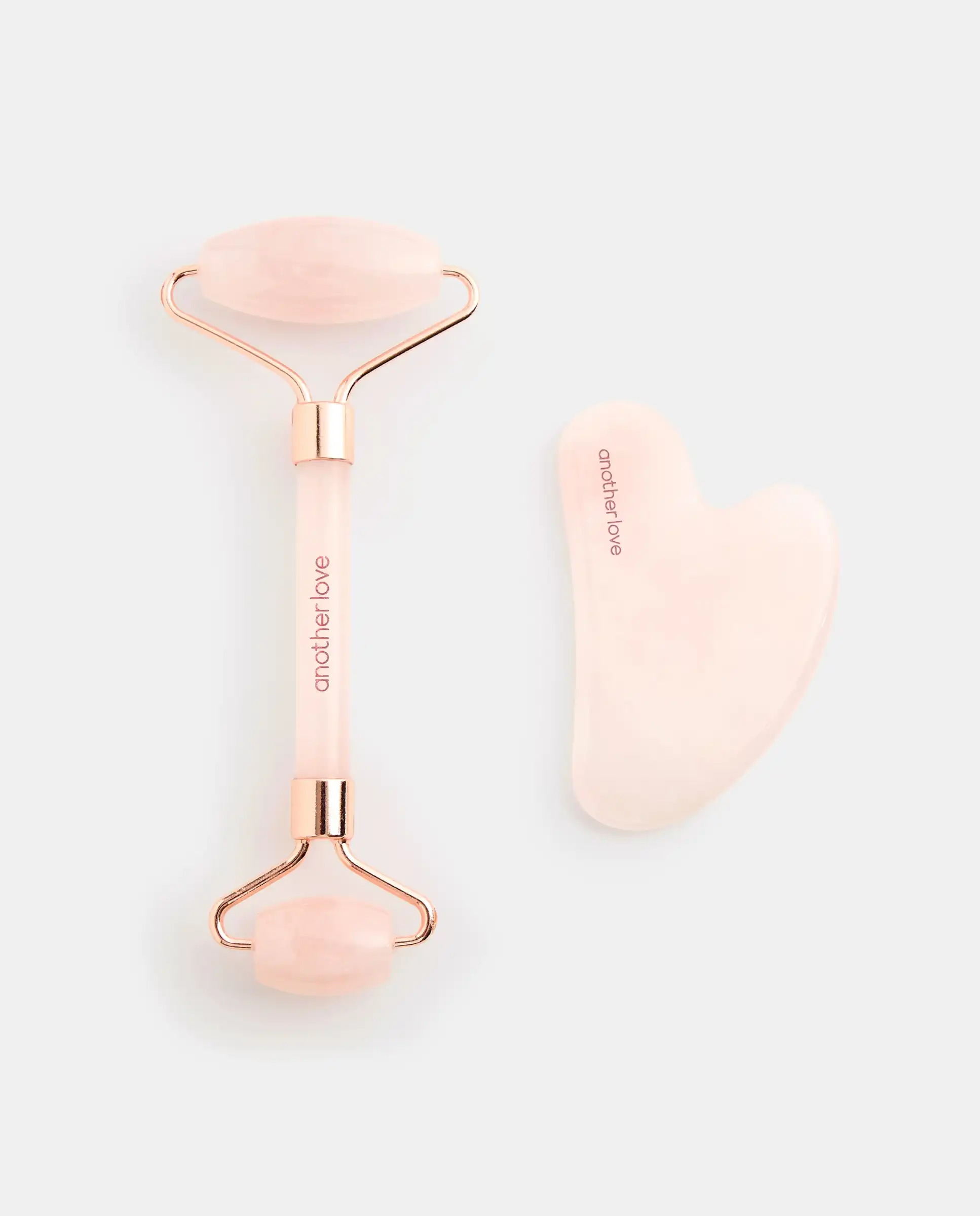 Set Guasha y Rodillo de Cuarzo Rosa - Masaje Facial Another Love - Another Love - Comparador de precios