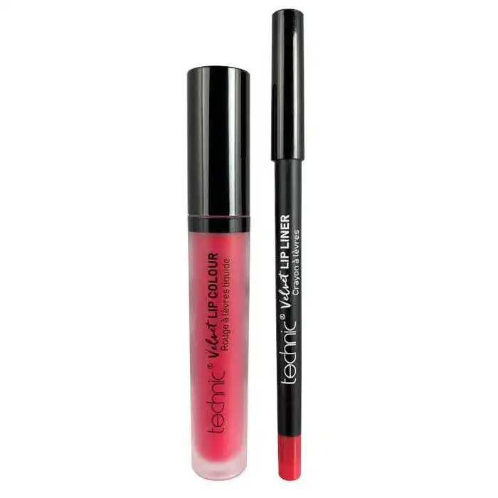 Velvet Lip Kit Perfilador de Labios + Labial Líquido - Technic - Comparador de precios