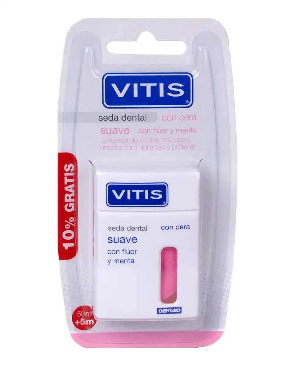 Vitis - Seda Dental Suave Flúor Menta - Vitis - Comparador de precios