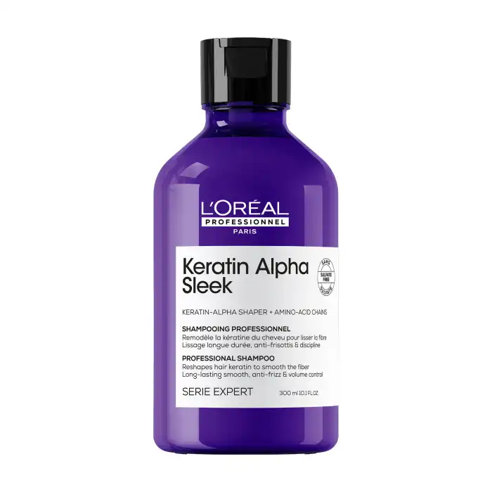¡39% DTO! Champú profesional sin sulfatos Keratin Alpha Sleek 300 ml - LOréal Professionnel - Comparador de precios