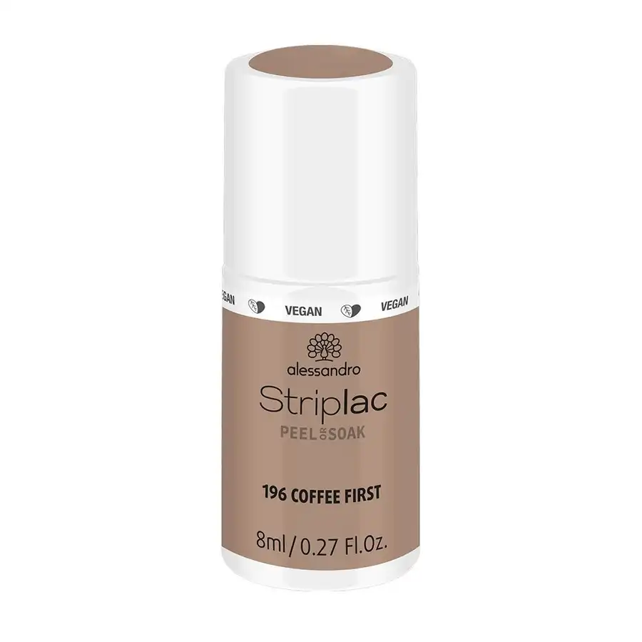 Alessandro - Striplac Peel Or Soak Lacas de uñas 8 ml 196 - COFFEE FIRST - alessandro - Comparador de precios