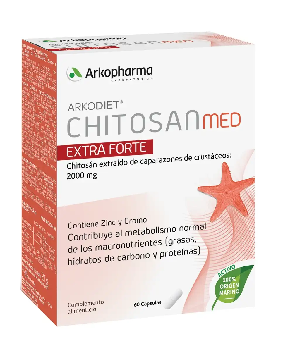 Arkopharma - 60 Cápsulas Arkodiet® Chitosán Extra Forte - Arkopharma - Comparador de precios
