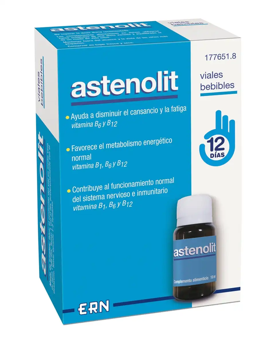 Astenolit - 12 Viales Bebibles - Astenolit - Comparador de precios