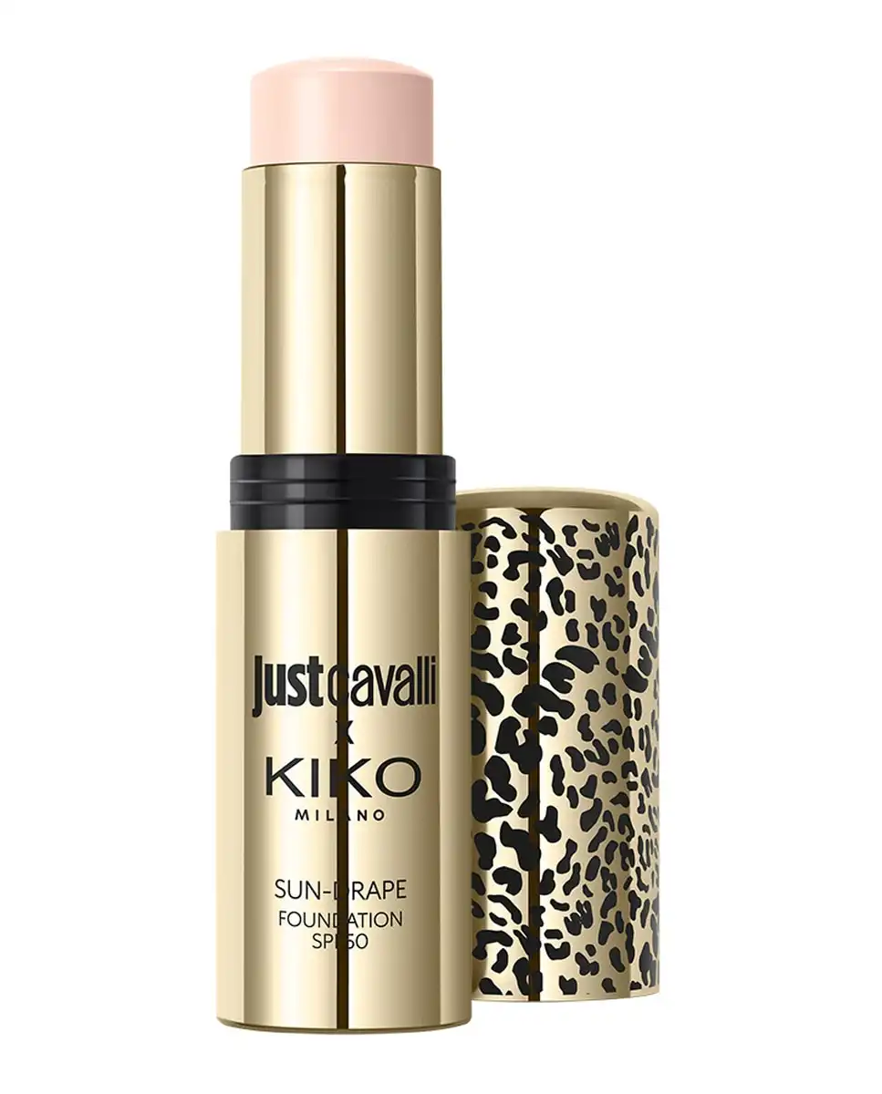 Base de maquillaje en stick SPF 50 Just Cavalli X Kiko Milano Sun-Drape Stick Foundation Spf50 02 Silky Rose - Kiko Milano - Comparador de precios