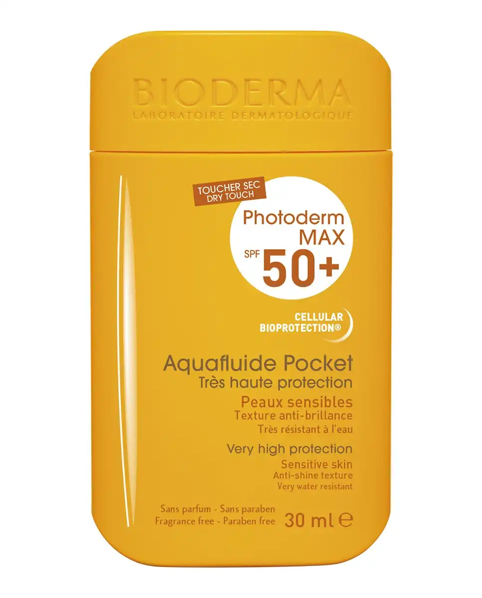 Bioderma - Protección Solar Photoderm Max AquaFluide Pocket Incoloro SPF 50+ UVA24 - BIODERMA - Comparador de precios