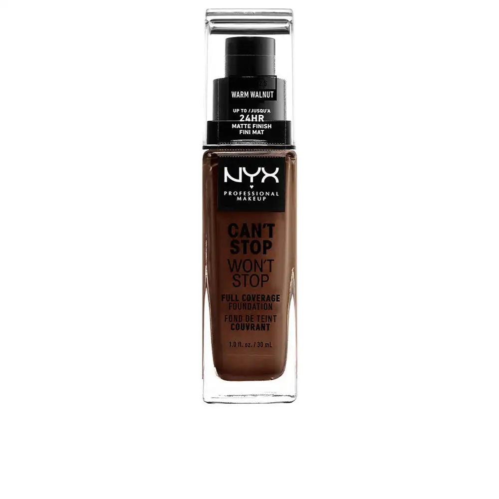 CAN’T Stop WON’T Stop full coverage foundation #warm walnut - NYX PROFESSIONAL MAKE UP - Comparador de precios