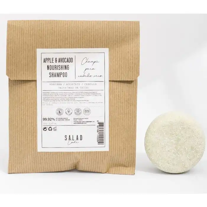 Champú Sólido Manzana - Agucate Cabello Seco 70 gr - Salad Code - Comparador de precios