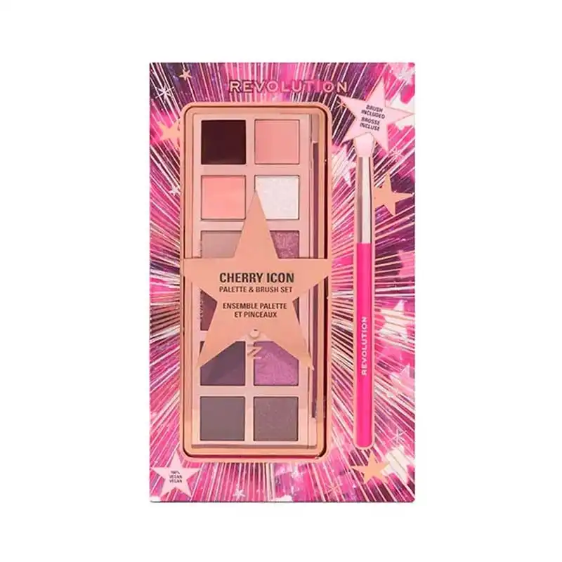 Cherie Icon Eye Shadow Palette And Brush Set - REVOLUTION - Comparador de precios