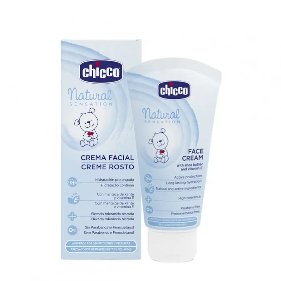 Chicco - Crema Facial Natural Sensation Cremas y aceites para bebé 50 ml female - Chicco - Comparador de precios