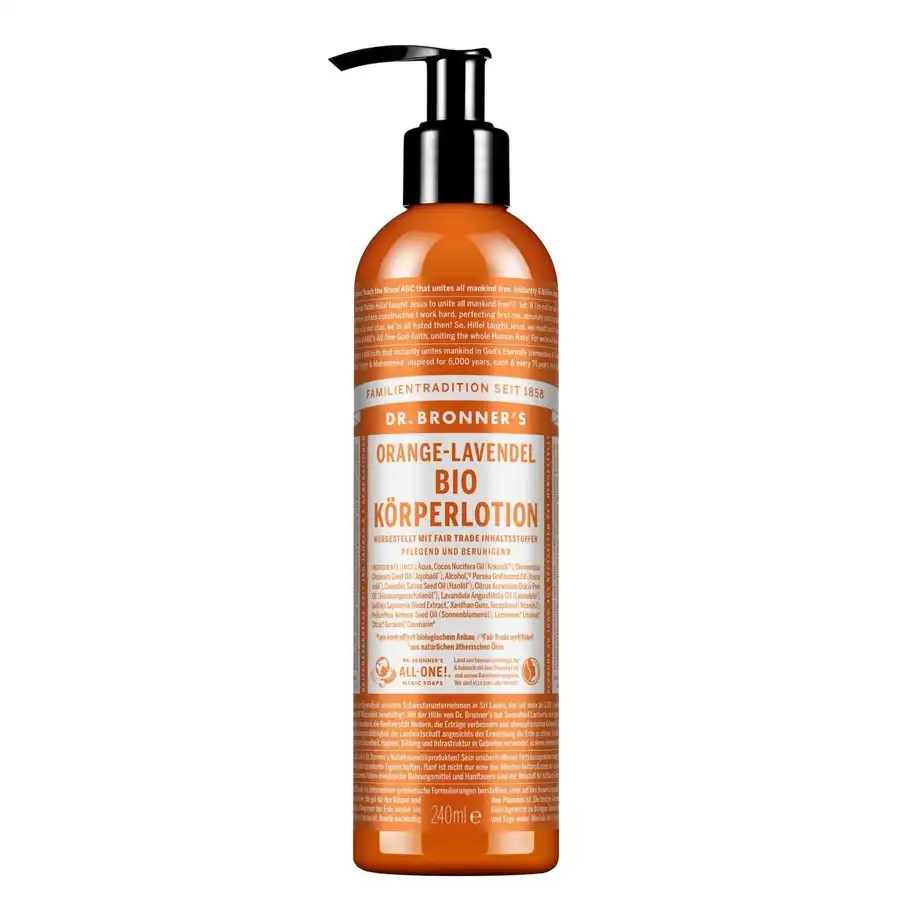 Dr. Bronner's - BIO LOCIÓN CORPORAL Patchouli-Lima Cremas corporales 240 ml unisex - Dr. Bronners - Comparador de precios