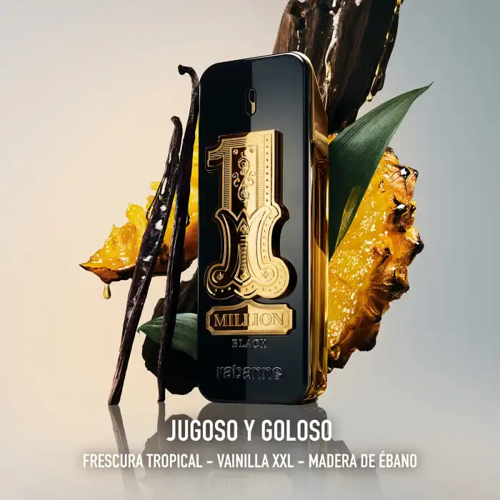 Estuche 1 Million Black Eau de Parfum 260 ml - Rabanne - Comparador de precios