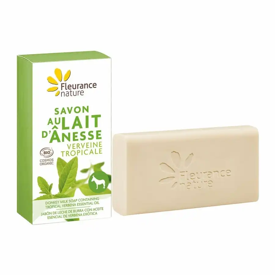 Fleurance Nature Jabón De Leche De Burra Con Aceite Esencial De Verbena Exótica 100 GR 100.0 g - Fleurance Nature - Comparador de precios