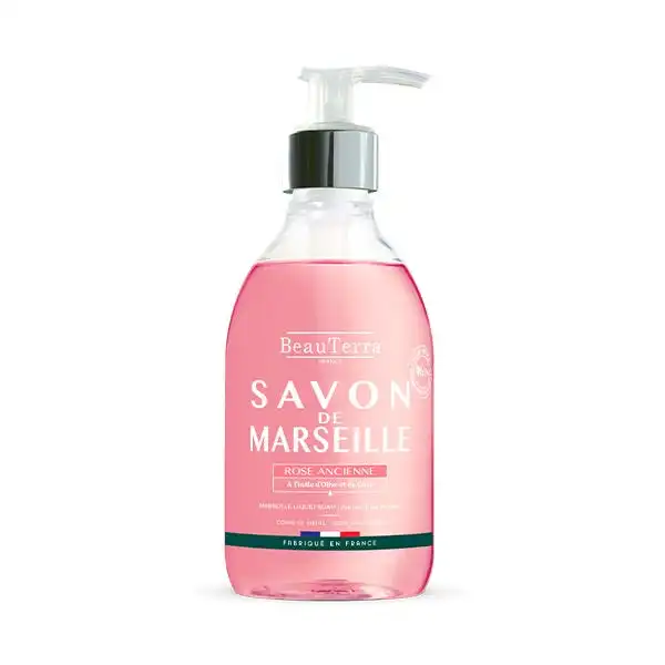 Jabón De Marsella Rosa Antigua 300Ml - BEAUTERRA - Comparador de precios