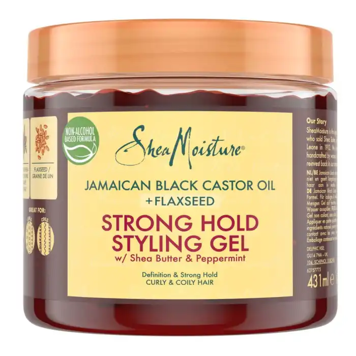 Jamaican Black Castor Oil + Flaxseed Gel de Peinado Fijación Fuerte 431 ml - Shea Moisture - Comparador de precios