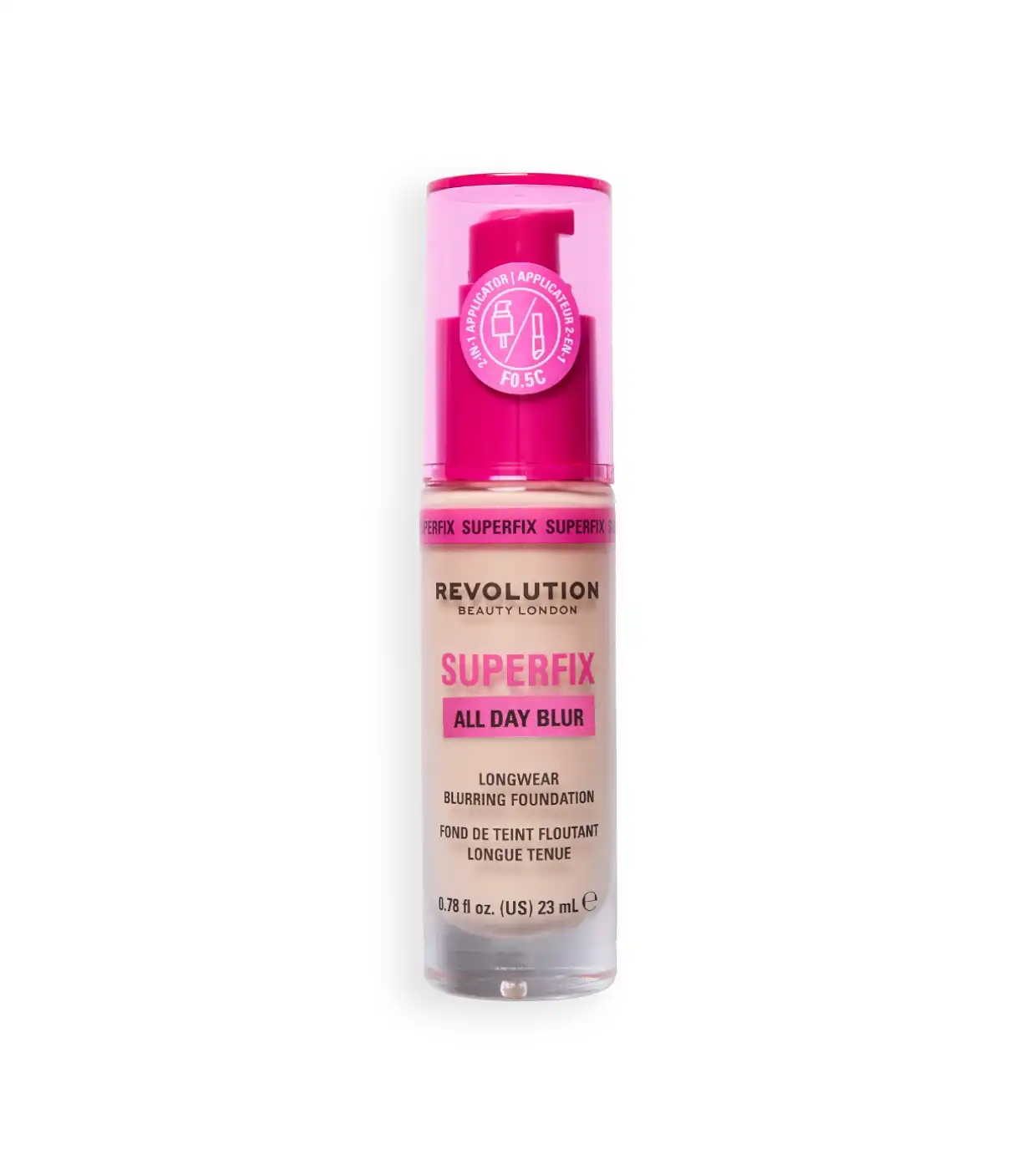 Makeup Revolution - Base de maquillaje Superfix 16H Blur - F0.5C - Makeup Revolution - Comparador de precios
