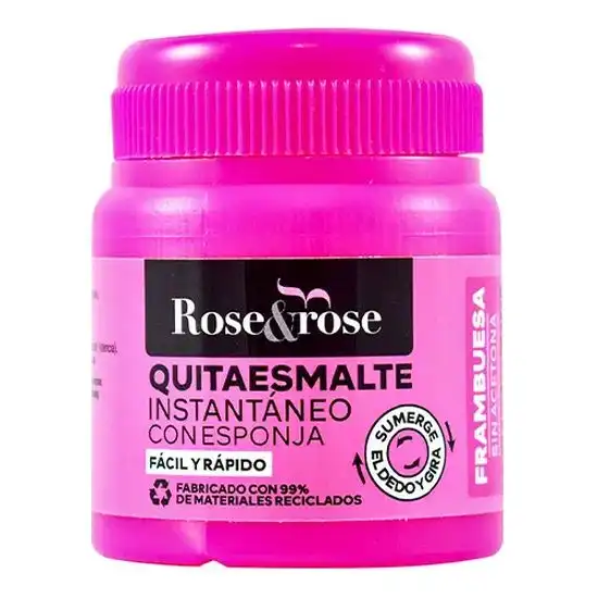 Frambuesa 1 und Quitaesmalte Instantáneo con Esponja - ROSE & ROSE - Comparador de precios