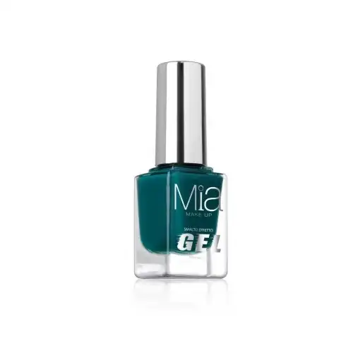 Mia Make Up - Nail Polish Gel Effect Lacas de uñas 11 ml Petrol 06 - Mia Make Up - Comparador de precios