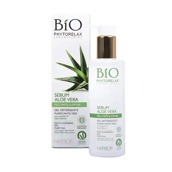 Phytorelax Phytorelax Gel Limpiador Facial Bio Sebum Aloe Vera , 200 ml - Phytorelax - Comparador de precios