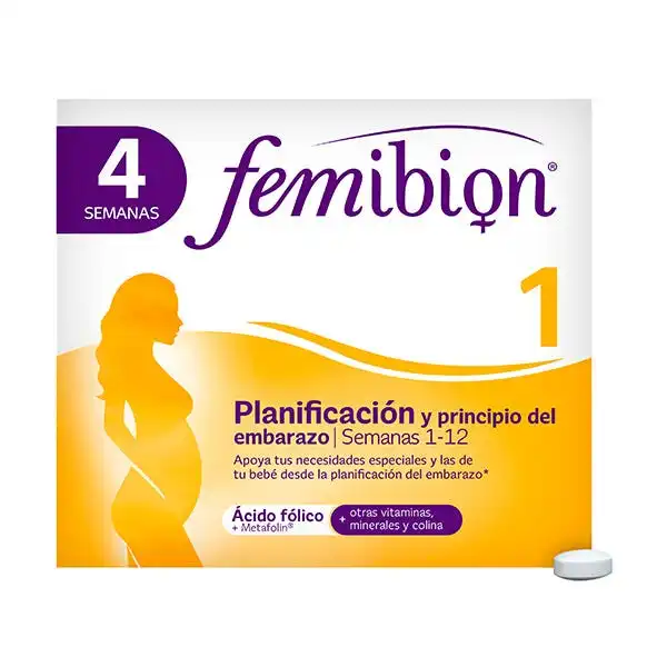 Planificacón Embarazo Semanas 1-12 - FEMBION - Comparador de precios