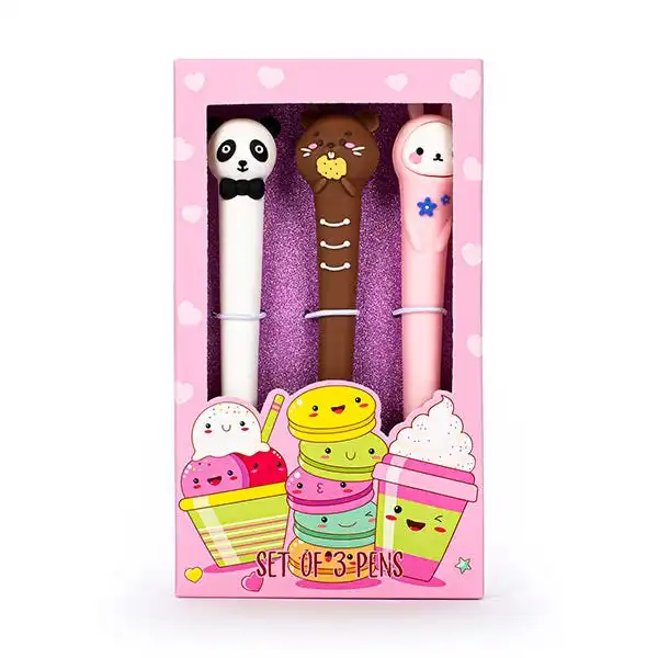 Set Of 3 Pens - KIDS CUTIES - Comparador de precios